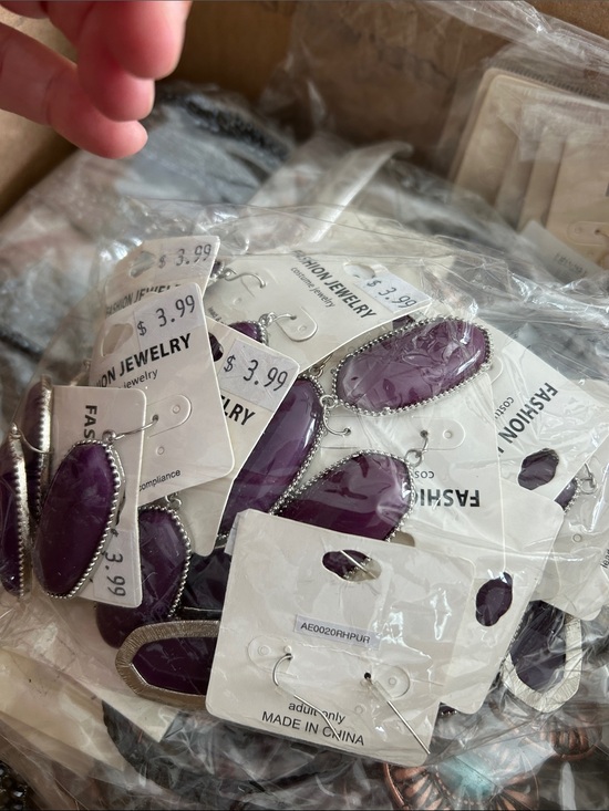 Jewelry - 4/$50 Purple Stone Drop Earrings - Fashion Jewelry